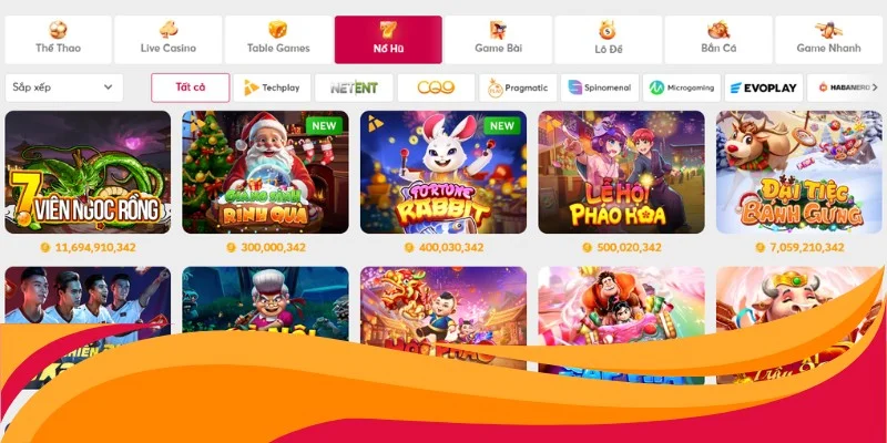 Các trò chơi slot luôn thu hút hàng triệu người chơi